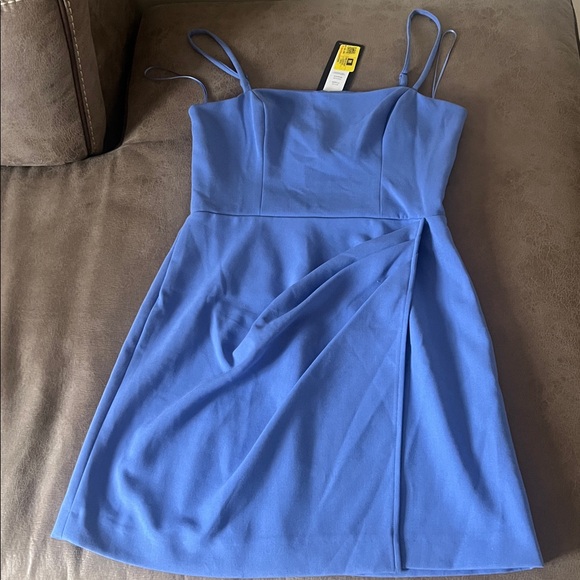 French Connection Strapless Blue Dress - Picture 3 of 4